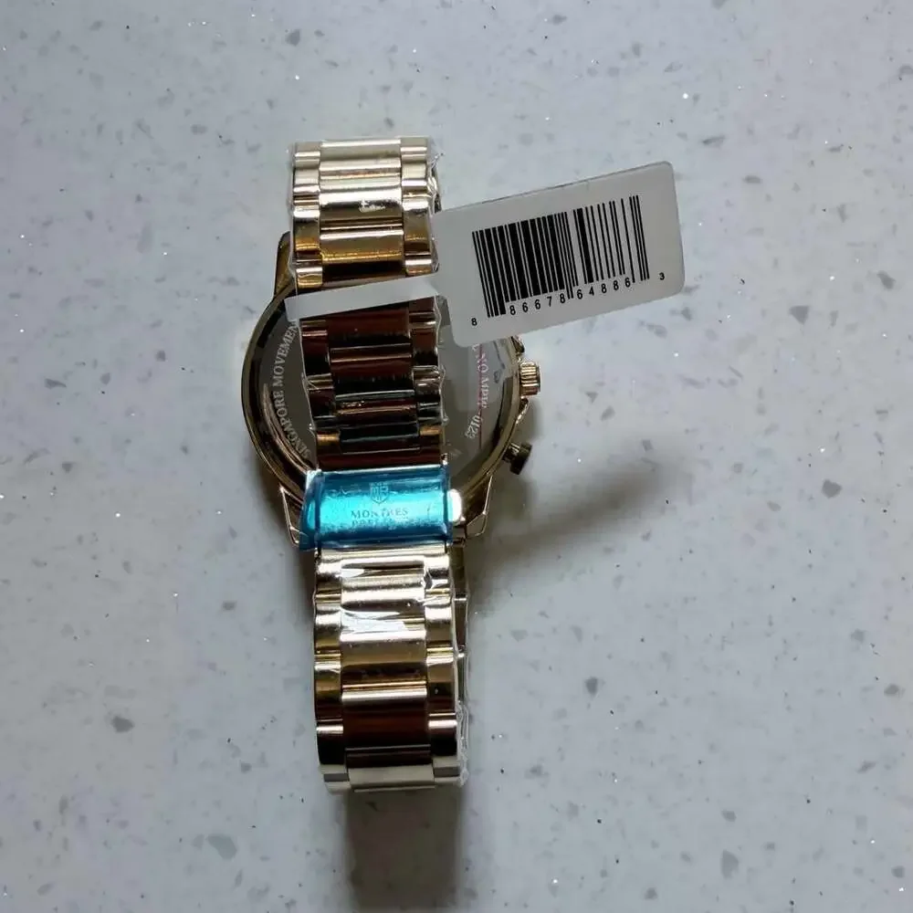Montres Prestige Men's Watch 42mm Gold MPW-0123